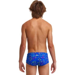 Funky Trunks - Backed Up - Boys Eco Sidewinder Trunks -Funky Trunks funky trunks backed up boys eco sidewinder trunks 3
