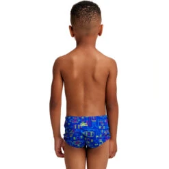 Funky Trunks - Backed Up - Toddlers Boys Eco Printed Trunks -Funky Trunks funky trunks backed up toddlers boys eco printed trunks 3