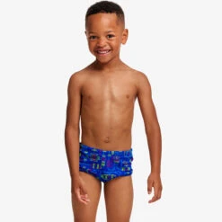 Funky Trunks - Backed Up - Toddlers Boys Eco Printed Trunks -Funky Trunks funky trunks backed up toddlers boys eco printed trunks 6