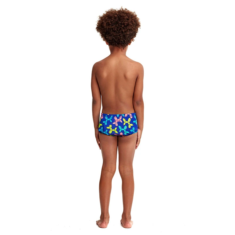 Funky Trunks - Balloon Dog - Toddler Boys Printed Trunks 3 Funky Trunks - Balloon Dog - Toddler Boys Printed Trunks - Image 3