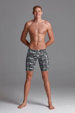 Funky Trunks - Bar Tack - Mens Training Jammers -Funky Trunks funky trunks bar tack mens training jammers 5