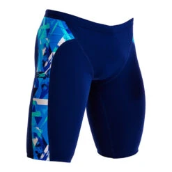 Funky Trunks - Bashed Blue - Mens Training Jammers -Funky Trunks funky trunks bashed blue mens training jammers 3
