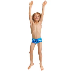 Funky Trunks - Bashed Blue - Toddler Boys Printed Trunks -Funky Trunks funky trunks bashed blue toddler boys printed trunks 5