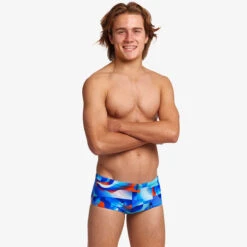 Funky Trunks - Battle Blue - Boys Sidewinder Trunks -Funky Trunks funky trunks battle blue boys sidewinder trunks 4