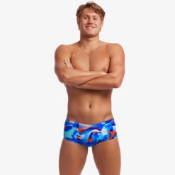 Funky Trunks - Battle Blue - Mens Classic Trunks -Funky Trunks funky trunks battle blue mens classic trunks 4