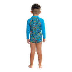 Funky Trunks - Beep Beep - Toddler Boys Zippy Rash Vest -Funky Trunks funky trunks beep beep toddler boys zippy rash vest 4