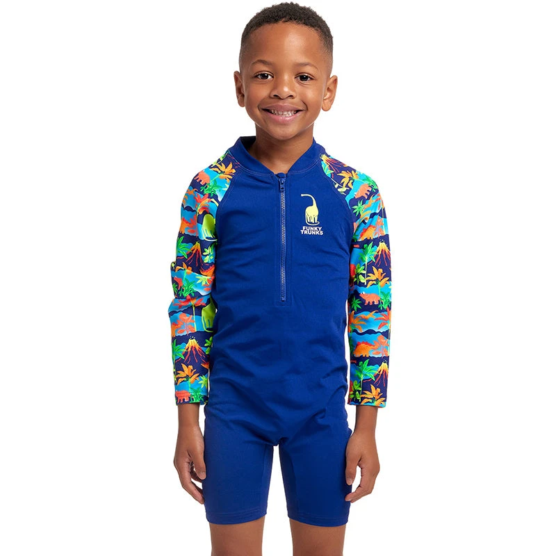 Funky Trunks - Big Bronto - Toddler Boys Go Jump Suit 1 Funky Trunks - Big Bronto - Toddler Boys Go Jump Suit