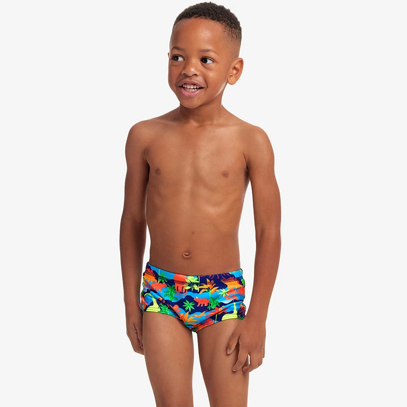 Funky Trunks - Big Bronto - Toddler Boys Printed Trunks 4 Funky Trunks - Big Bronto - Toddler Boys Printed Trunks - Image 4