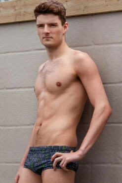 Funky Trunks - Binary Bro Mens Plain Front Trunks -Funky Trunks funky trunks binary bro plain front mens trunks 5