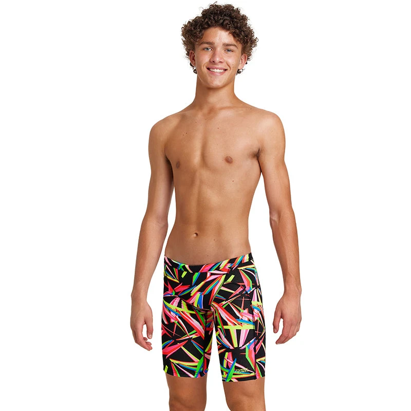 Funky Trunks - Black Blades - Boys Training Jammers 1 Funky Trunks - Black Blades - Boys Training Jammers