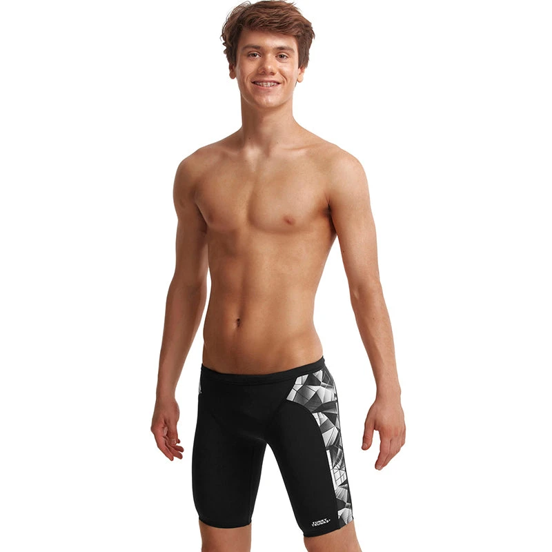Funky Trunks - Black Tint - Boys Training Jammers 1 Funky Trunks - Black Tint - Boys Training Jammers