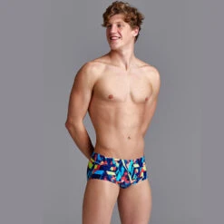 Funky Trunks - Blocked Bars - Mens Classic Trunks -Funky Trunks funky trunks blocked bars mens classic trunks 4