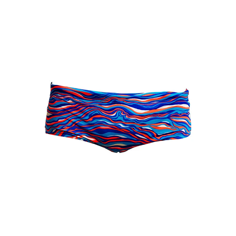 Funky Trunks - Blow Wave - Boys Eco Sidewinder Trunks 2 Funky Trunks - Blow Wave - Boys Eco Sidewinder Trunks - Image 2