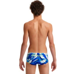 Funky Trunks - Blue Ascent - Boys Sidewinder Trunks -Funky Trunks funky trunks blue ascent boys sidewinder trunks 3