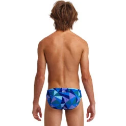 Funky Trunks - Blue Bars - Boys Classic Briefs -Funky Trunks funky trunks blue bars boys classic briefs 3