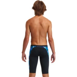 Funky Trunks - Blue Bars - Boys Training Jammers -Funky Trunks funky trunks blue bars boys training jammers 3