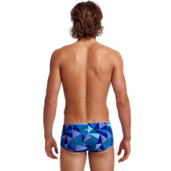 Funky Trunks - Blue Bars - Mens Classic Trunks -Funky Trunks funky trunks blue bars mens classic trunks 3