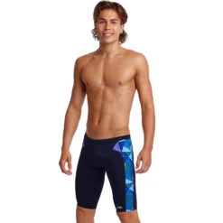 Funky Trunks - Blue Bars - Mens Training Jammers -Funky Trunks funky trunks blue bars mens training jammers 4