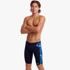 Funky Trunks - Blue Bars - Mens Training Jammers -Funky Trunks funky trunks blue bars mens training jammers 5