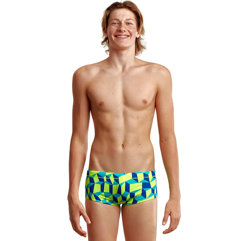 Funky Trunks - Blue Blockers - Boys Classic Trunks 1 Funky Trunks - Blue Blockers - Boys Classic Trunks