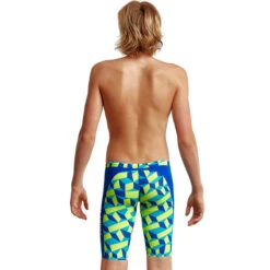 Funky Trunks - Blue Blockers - Boys Training Jammers -Funky Trunks funky trunks blue blockers boys training jammers 4