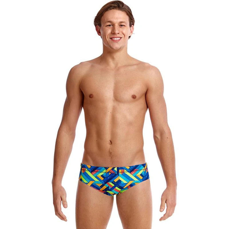 Funky Trunks - Boarded Up - Mens Classic Briefs 1 Funky Trunks - Boarded Up - Mens Classic Briefs