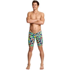 Funky Trunks - Rubick's Runner Boys Training Jammers -Funky Trunks funky trunks boys swimwear rubicks runner jammers 4