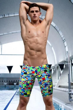 Funky Trunks - Rubick's Runner Boys Training Jammers -Funky Trunks funky trunks boys swimwear rubicks runner jammers 6