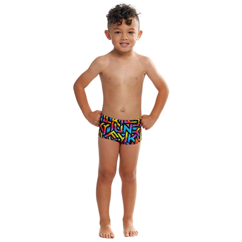 Funky Trunks - Brand Galaxy - Toddler Boys Printed Trunks 4 Funky Trunks - Brand Galaxy - Toddler Boys Printed Trunks - Image 4
