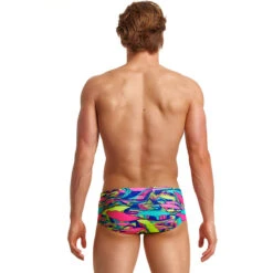 Funky Trunks - Bright Bergs - Mens Eco Sidewinder Trunks -Funky Trunks funky trunks bright bergs mens eco sidewinder trunks 3