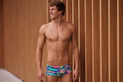Funky Trunks - Bright Bergs - Mens Eco Sidewinder Trunks -Funky Trunks funky trunks bright bergs mens eco sidewinder trunks 5