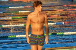 Funky Trunks - Bright Lights - Mens Shorty Shorts Short -Funky Trunks funky trunks bright lights mens shorty shorts short 5