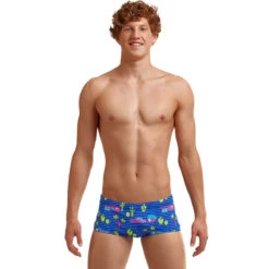Funky Trunks - Cadi Shack - Mens Eco Plain Front Trunks