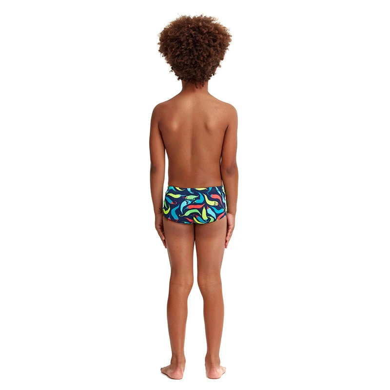 Funky Trunks - Chilli Boss - Toddler Boys Eco Printed Trunks 3 Funky Trunks - Chilli Boss - Toddler Boys Eco Printed Trunks - Image 3