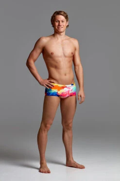 Funky Trunks - Cumulus Mens Plain Front Trunks -Funky Trunks funky trunks cumulus mens plain front trunks 4