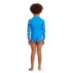 Funky Trunks - Dino Soup - Toddler Boys Zippy Rash Vest 7 Funky Trunks - Dino Soup - Toddler Boys Zippy Rash Vest -Funky Trunks funky trunks dino soup toddler boys zippy rash vest 3