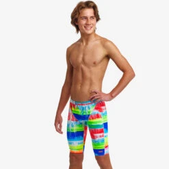 Funky Trunks - Dye Hard - Boys Training Jammers -Funky Trunks funky trunks dye hard boys training jammers 5