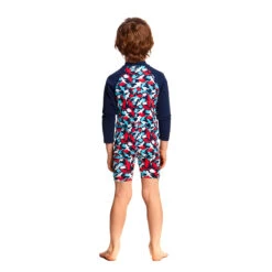 Funky Trunks - Feeding Frenzy Toddlers Go Jump Suit -Funky Trunks funky trunks feeding frenzy go jump suit toddler boys 3