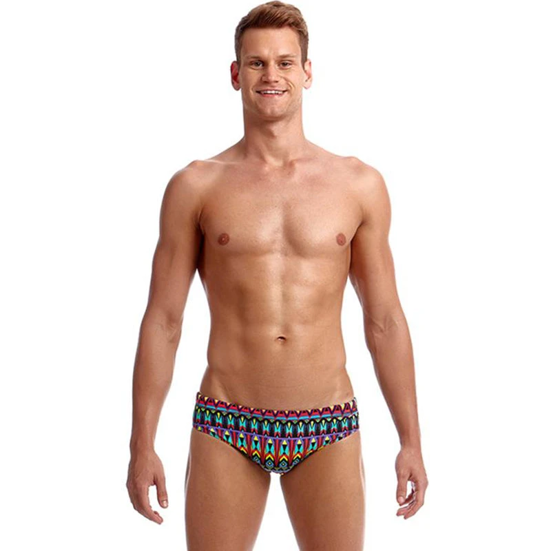 Funky Trunks - Fire Tribe - Mens Classic Briefs 1 Funky Trunks - Fire Tribe - Mens Classic Briefs