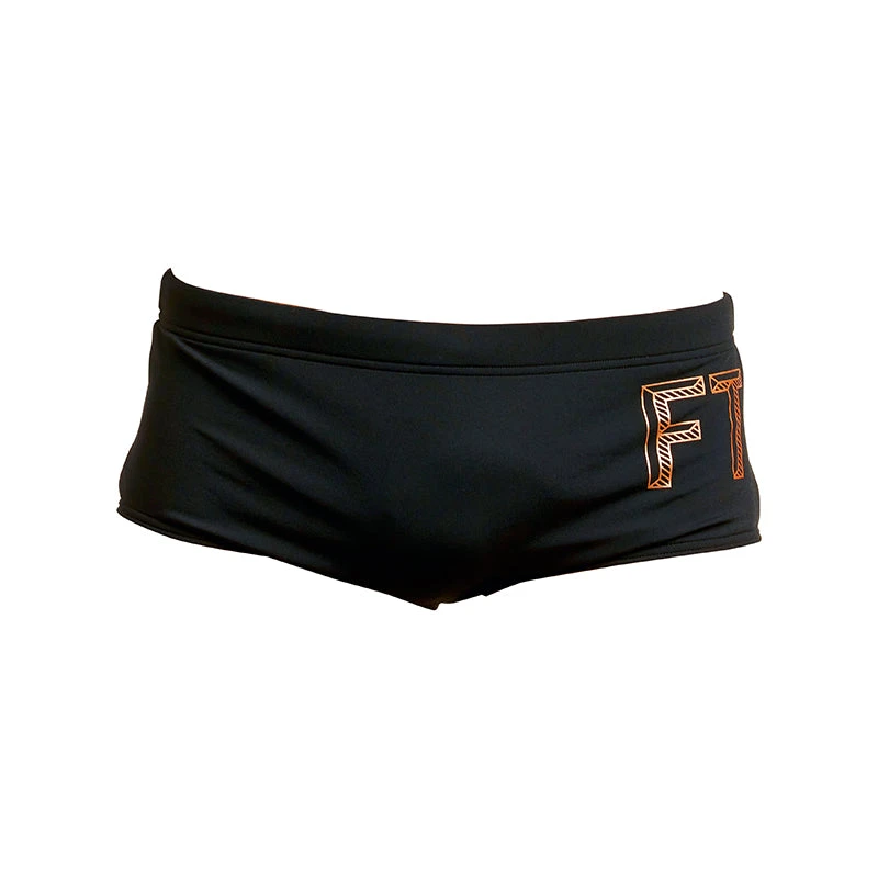 Funky Trunks - FT Black - Mens Sidewinder Trunks 2 Funky Trunks - FT Black - Mens Sidewinder Trunks - Image 2