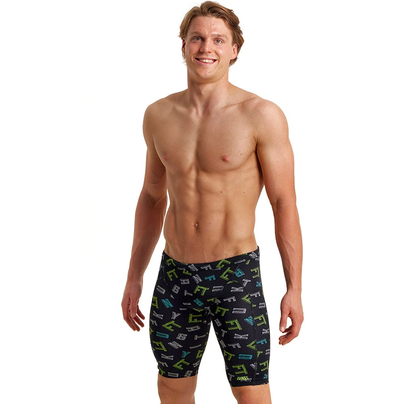 Funky Trunks - FTed - Mens Eco Training Jammers 1 Funky Trunks - FTed - Mens Eco Training Jammers