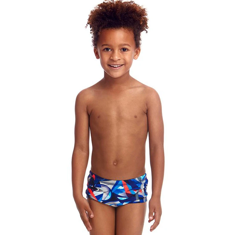 Funky Trunks - Futurismo - Toddler Boys Printed Trunks 1 Funky Trunks - Futurismo - Toddler Boys Printed Trunks