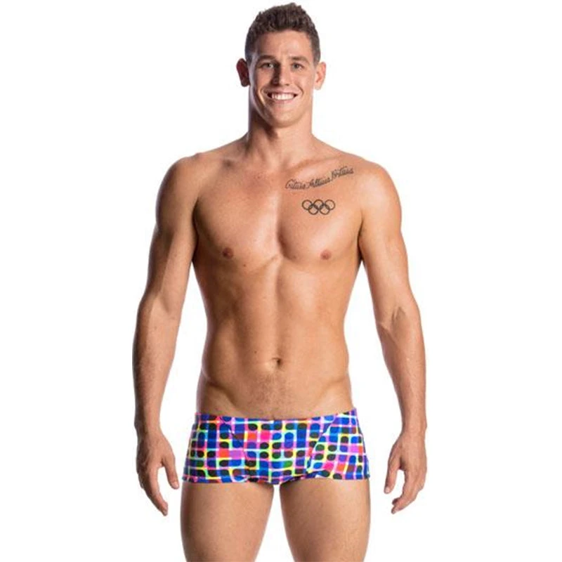 Funky Trunks - Inked Mens Classic Trunks 1 Funky Trunks - Inked Mens Classic Trunks
