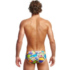 Funky Trunks - Jumbled Up - Mens Classic Briefs -Funky Trunks funky trunks jumbled up mens classic briefs 3