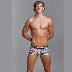 Funky Trunks - Jumbled Up - Mens Underwear Trunks -Funky Trunks funky trunks jumbled up mens underwear trunks 4