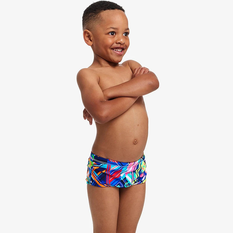 Funky Trunks - Kickflip - Toddler Boys Printed Trunks 5 Funky Trunks - Kickflip - Toddler Boys Printed Trunks - Image 5