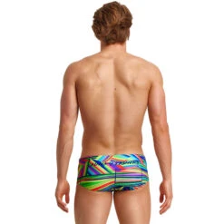 Funky Trunks - Land Lines - Mens Sidewinder Trunks -Funky Trunks funky trunks land lines mens sidewinder trunks 3