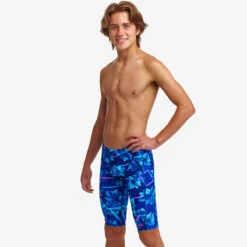 Funky Trunks - Leaf Laser - Boys Training Jammers -Funky Trunks funky trunks leaf laser boys training jammers 5