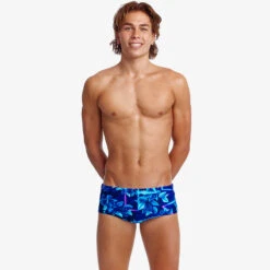 Funky Trunks - Leaf Laser - Mens Sidewinder Trunks -Funky Trunks funky trunks leaf laser mens sidewinder trunks 4