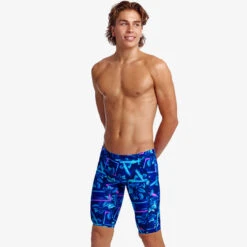 Funky Trunks - Leaf Laser - Mens Training Jammers -Funky Trunks funky trunks leaf laser mens training jammers 5